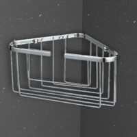 Cesto de barra de duche em inox