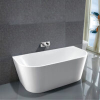 Banheira de encostar, branca, Ref. 6835