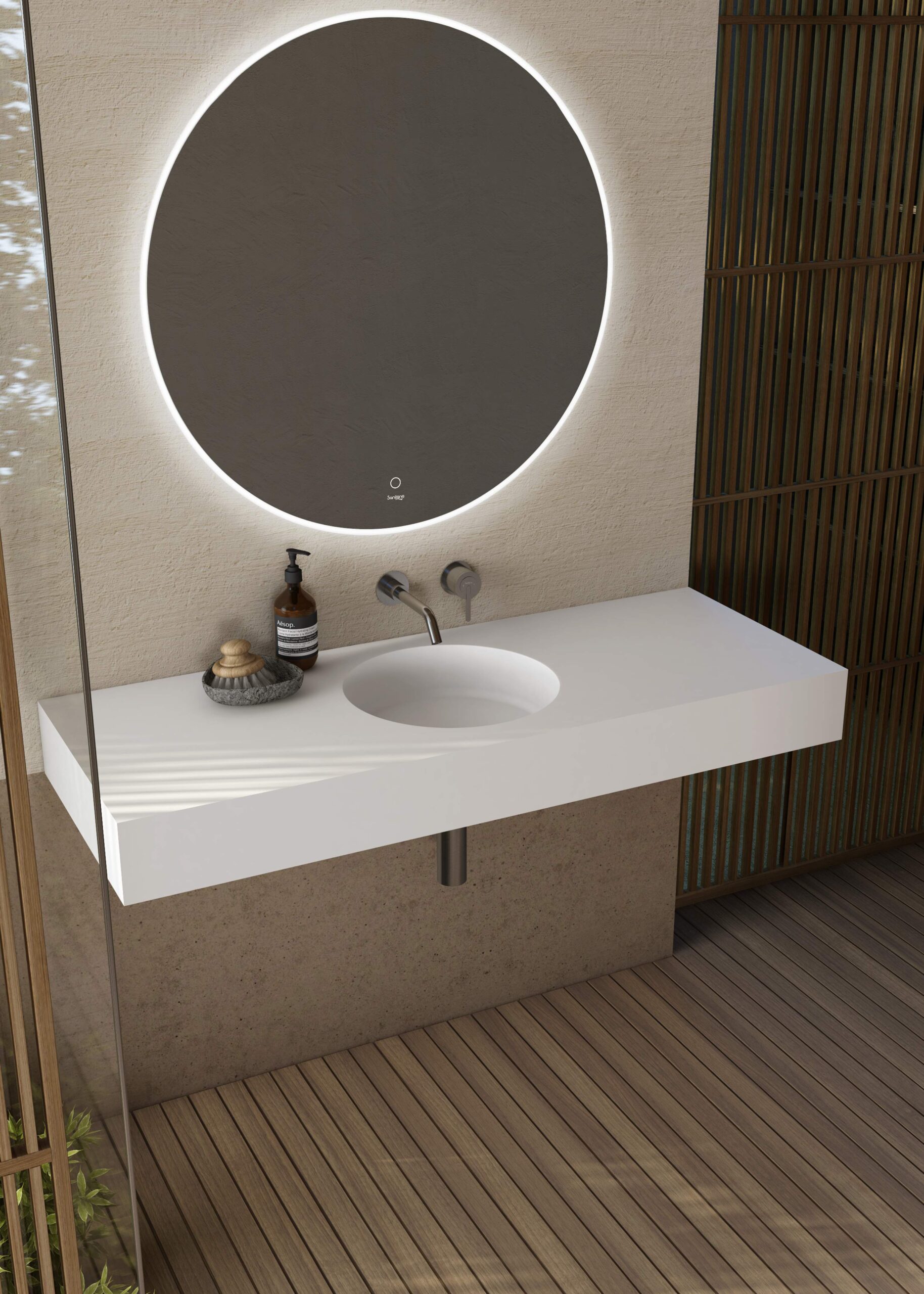 Monocomando de lavatório Ruby Sanitana