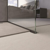 Perfil para vidros de duche